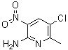 structure of CAS# 56960-82-8, 5-氯-6-甲基-3-硝基-2-吡啶胺