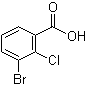 structure of CAS# 56961-27-4, 3-Bromo-2-chlorobenzoic acid