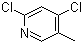 structure of CAS# 56961-78-5, 2,4-Dichloro-5-methylpyridine