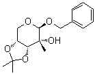 CAS # 569661-37-6, Phenylmethyl 2-C-methyl-3,4-O-(1-methylethylidene)-beta-D-ribopyranoside