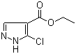structure of CAS# 56984-32-8, Ethyl 5-chloropyrazole-4-carboxylate