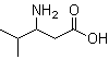 structure of CAS# 5699-54-7, 3-氨基-4-甲基戊酸