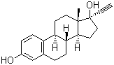 CAS # 57-63-6, Ethynyl estradiol, 17a-Ethynyl-1,3,5(10)-estratriene-3,17b-diol