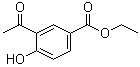 structure of CAS# 57009-53-7, 3-乙酰基-4-羟基苯甲酸乙酯