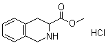structure of CAS# 57060-88-5, 1,2,3,4-四氢-3-异喹啉羧酸甲酯盐酸盐