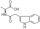 structure of CAS# 57105-39-2, N-(3-Indolylacetyl)-L-alanine