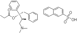 CAS # 5714-90-9, Levopropoxyphen napsylate, Contratuss, Letusin, Levopropoxyphene napsylate, Novrad, Regretos