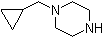 structure of CAS# 57184-25-5, 1-(Cyclopropylmethyl)piperazine