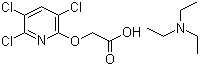 CAS 登录号：57213-69-1, 绿草定三乙胺盐, (3,5,6-三氯-2-吡啶基)氧乙酸三乙胺盐