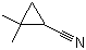 structure of CAS# 5722-11-2, 2,2-二甲基环丙腈