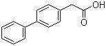 structure of CAS# 5728-52-9, 4-联苯乙酸
