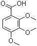 structure of CAS# 573-11-5, 2,3,4-三甲氧基苯甲酸