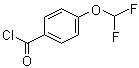 CAS # 57320-63-5, 4-(Difluoromethoxy)benzoyl chloride, p-(Difluoromethoxy)benzoyl chloride
