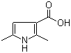 structure of CAS# 57338-76-8, 2,5-二甲基吡咯-3-羧酸