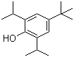 structure of CAS# 57354-65-1, 4-tert-Butyl-2,6-diisopropylphenol