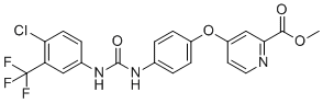 structure of CAS# 573673-43-5, 索拉非尼羧酸甲基酯