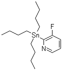 structure of CAS# 573675-60-2, 3-Fluoro-2-(tributylstannyl)pyridine