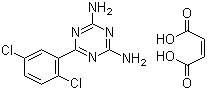 CAS # 57381-28-9, Irsogladine maleate, 6-(2,5-Dichlorophenyl)-1,3,5-triazine-2,4-diamine maleate