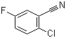 structure of CAS# 57381-56-3, 2-Chloro-5-fluorobenzonitrile