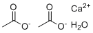 structure of CAS# 5743-26-0, Calcium acetate monohydrate