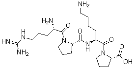 CAS # 57468-16-3, L-Arginyl-L-prolyl-L-lysyl-L-proline, Substance P(1-4)