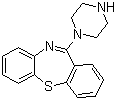 structure of CAS# 5747-48-8, 11-(1-Piperazinyl)dibenzo[b,f][1,4]thiazepine