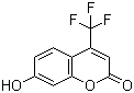CAS # 575-03-1, 7-Hydroxy-4-(trifluoromethyl)coumarin, 4-(Trifluoromethyl)umbelliferone