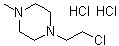 CAS # 5753-26-4, 1-(2-Chloroethyl)-4-methylpiperazine dihydrochloride