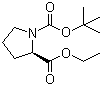 CAS 登录号：575452-35-6, (2R)-1,2-吡咯烷二羧酸 1-叔丁酯 2-乙酯
