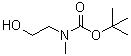 structure of CAS# 57561-39-4, N-甲基-N-(2-羟基乙基)氨基甲酸叔丁酯