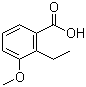 structure of CAS# 57598-51-3, 2-Ethyl-3-methoxybenzoic acid
