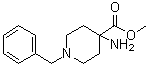 structure of CAS# 57611-57-1, 4-氨基-1-苄基-4-哌啶羧酸甲酯