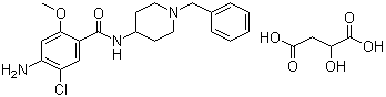 structure of CAS# 57645-91-7, Clebopride malate