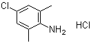 structure of CAS# 5769-32-4, 4-氯-2,6-二甲基苯胺盐酸盐