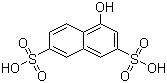 CAS 登录号：578-85-8, 1-萘酚-3,6-二磺酸