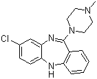 structure of CAS# 5786-21-0, Clozaril