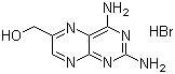 structure of CAS# 57963-59-4, 2,4-二氨基-6-(羟基甲基)蝶啶氢溴酸盐