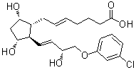 CAS 登录号：57968-81-7, (+)-5-反式-氯前列醇