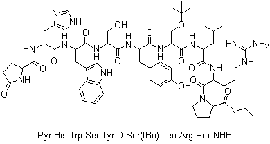 structure of CAS# 57982-77-1, 布舍瑞林