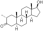 CAS # 58-19-5, Dromostanolone, (2a,5a,17b)-17-Hydroxy-2-methylandrostan-3-one