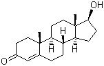 CAS # 58-22-0, Testosterone, trans-Testosterone, Androlin, Android, Halotensin, Oreton, Testex, Testoderm, Testred, Virilon, Androst-4-en-17b-ol-3-one, 17b-Hydroxyandrost-4-ene-3-one
