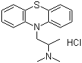 structure of CAS# 58-33-3, 盐酸异丙嗪
