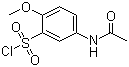 structure of CAS# 5804-73-9, 5-乙酰氨基-2-甲氧基苯磺酰氯
