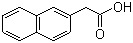 structure of CAS# 581-96-4, 2-Naphthylacetic acid