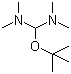 structure of CAS# 5815-08-7, 1-tert-Butoxy-N,N,N',N'-tetramethylmethanediamine