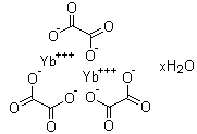 structure of CAS# 58176-74-2, Ethanedioic acid ytterbium salt hydrate