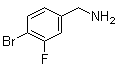 structure of CAS# 581812-99-9, 4-溴-3-氟苯甲胺