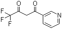 structure of CAS# 582-73-0, 4,4,4-Trifluoro-1-(pyridine-3-yl)butane-1,3-dione