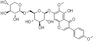 CAS 登录号：58274-56-9, 葛花甙