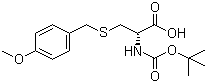 structure of CAS# 58290-35-0, Boc-S-(4-methoxybenzyl)-D-cysteine
